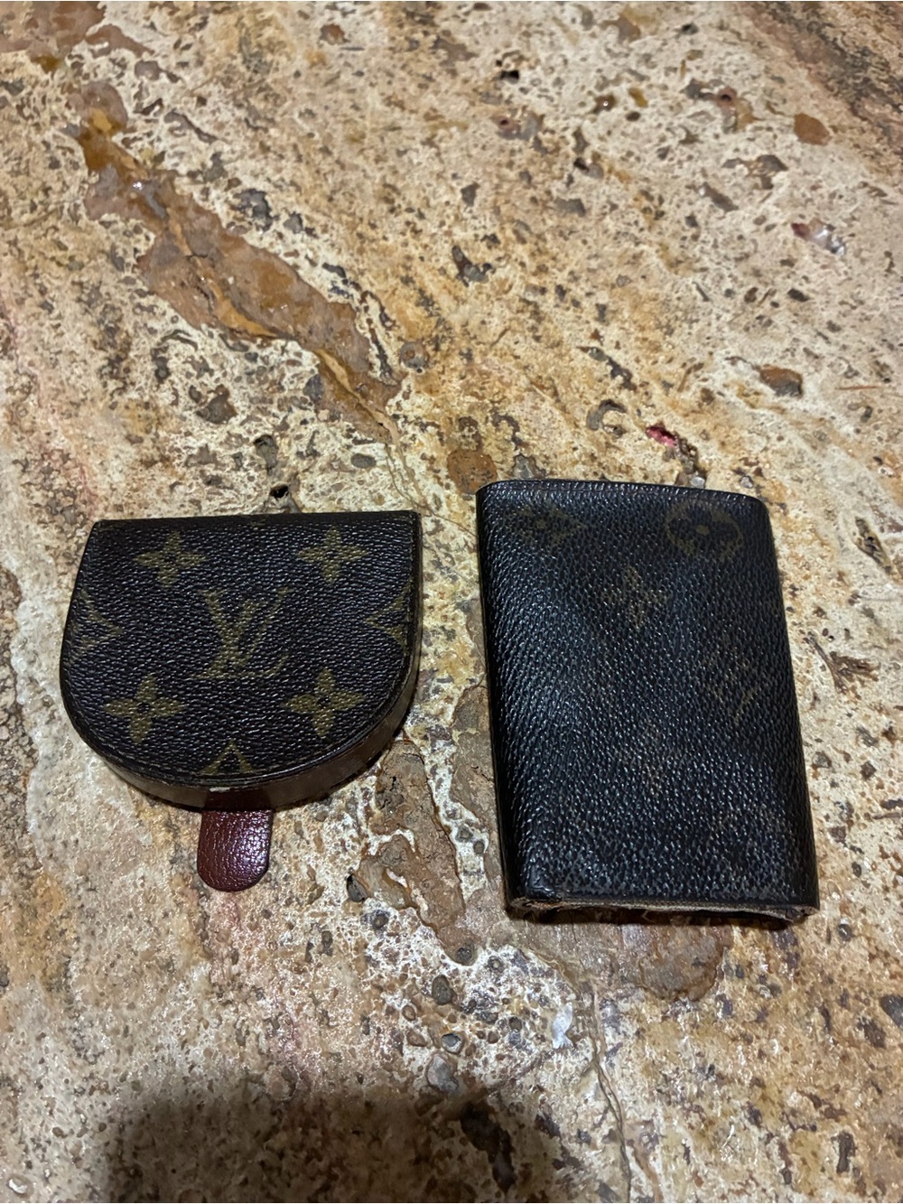 Louis Vuitton Monogram SET Coin Pouch & Key Holder